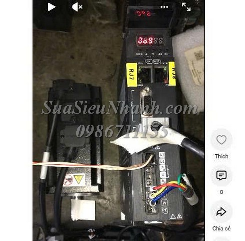 Sửa SERVO DRIVER INOVANCE 400W SV630NS2R8I 3319 Lỗi E630.0 Sửa chữa SERVO DRIVER INOVANCE 400W Model: SV630NS2R8I Serial: 3319 Lỗi E630.0