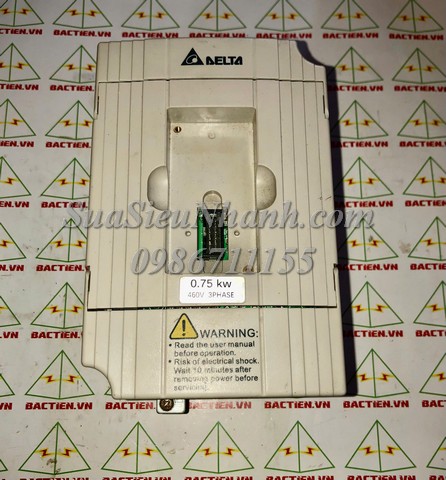VFD007M43B Biến tần 0.75kW DELTA 0.75kW (HTM); Mã: VFD007M43B; Xuất xứ: Hàng tháo máy 